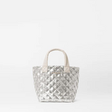 MZ Wallace Micro Metro Tote Deluxe in Ice Sequin