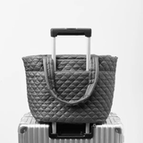 MZ Wallace Medium Metro Deluxe Tote in Chambray