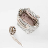 MZ Wallace Micro Metro Tote Deluxe in Ice Sequin