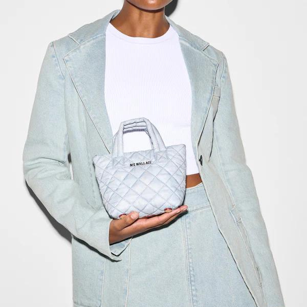 MZ Wallace Petite Metro Tote Deluxe in Chambray