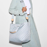 MZ Wallace Medium Metro Deluxe Tote in Chambray