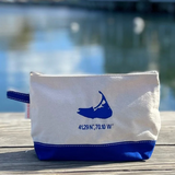 Island Make Up Bag in Royal