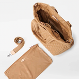 MZ Wallace Medium Metro Deluxe Tote in Caramel
