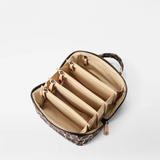 MZ Wallace Metro Accordion Cosmetic in Leopard