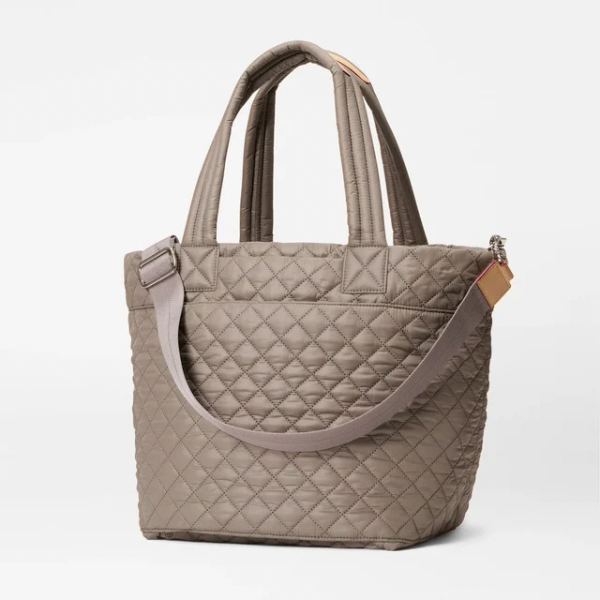 MZ Wallace Medium Metro Deluxe Tote in Morning Dove – Blue Beetle MZ Wallace Medium Metro Deluxe Tote in Morning Dove – Blue Beetle