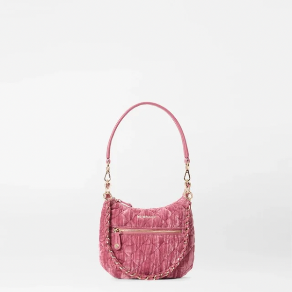 MZ Wallace Mini Crosby Sienna in Petal Velvet