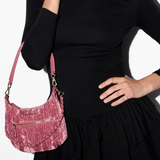 MZ Wallace Mini Crosby Sienna in Petal Velvet