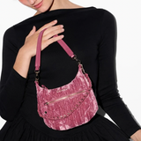 MZ Wallace Mini Crosby Sienna in Petal Velvet