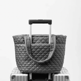 MZ Wallace Medium Metro Deluxe Tote in Sanshell Apple Charter Stripe