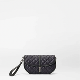 MZ Wallace Small Astor Convertible Clutch in Black
