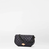 MZ Wallace Small Astor Convertible Clutch in Black