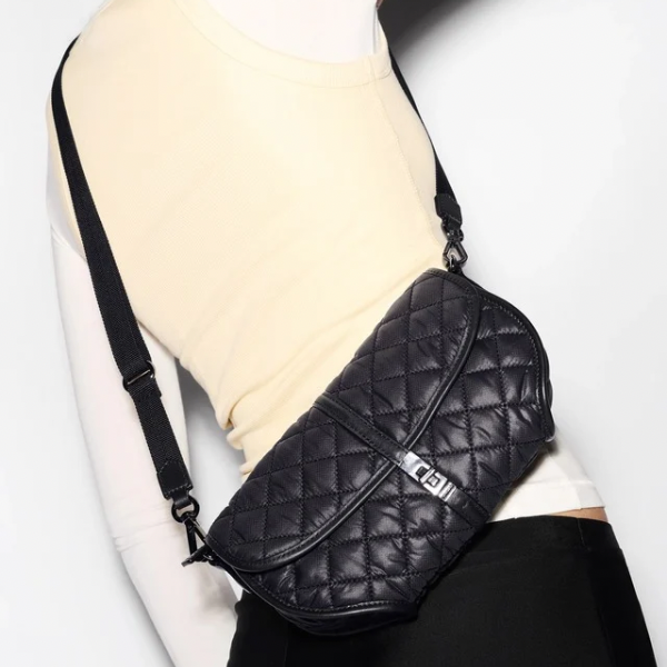 MZ Wallace Small Astor Convertible Clutch in Black