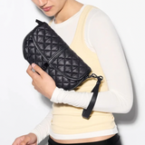 MZ Wallace Small Astor Convertible Clutch in Black