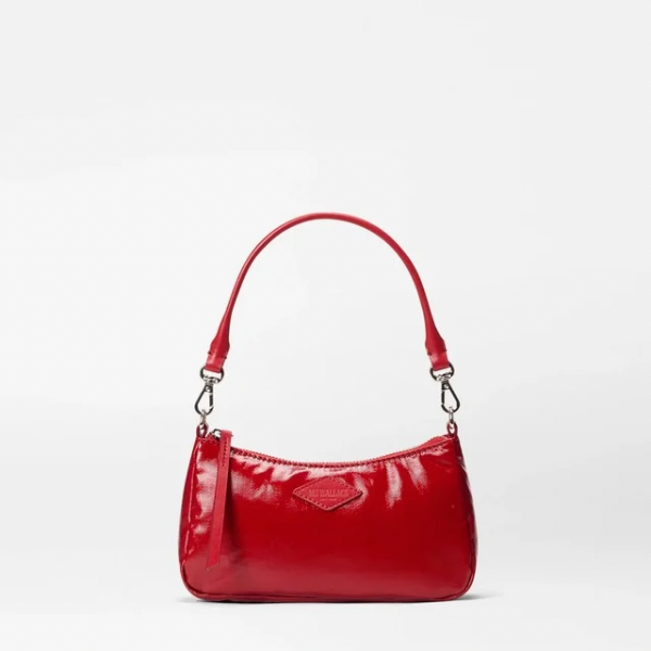 MZ Wallace Mini Chelsea Shoulder in Apple Gloss