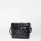 MZ Wallace Medium Crosby Lock in Black Lacquer