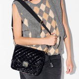 MZ Wallace Medium Crosby Lock in Black Lacquer