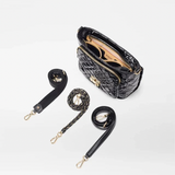 MZ Wallace Medium Crosby Lock in Black Lacquer
