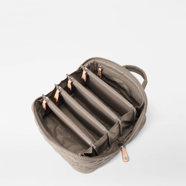 MZ Wallace Metro Accordion Cosmetic in Morning Dove