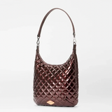 MZ Wallace Crosby Sienna in Bordeaux Lacquer