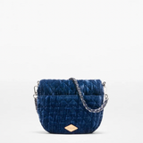 MZ Wallace Crosby Lock Saddle in Midnight Velvet