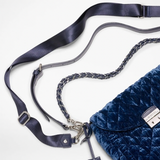 MZ Wallace Crosby Lock Saddle in Midnight Velvet