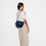 MZ Wallace Crosby Lock Saddle in Midnight Velvet