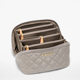 MZ Wallace Metro Accordion Cosmetic in Sable Pearl
