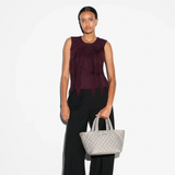 MZ Wallace Small Metro City Tote in Sable Pearl Metallic