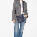 MZ Wallace Small Metro Box Crossbody in Navy Dawn