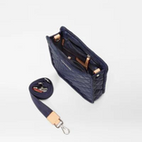 MZ Wallace Small Metro Box Crossbody in Navy Dawn
