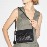 MZ Wallace Small Crosby Lock Crossbody in Black