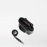 MZ Wallace Petite Metro Tote Deluxe in Black Lacquer