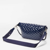 MZ Wallace Crosby Sling in Navy Lacquer