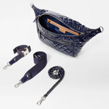 MZ Wallace Crosby Sling in Navy Lacquer