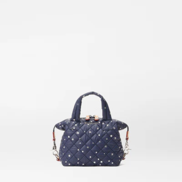 MZ Wallace Micro Sutton in Navy Dawn with Silver Stars