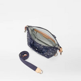 MZ Wallace Micro Sutton in Navy Dawn with Silver Stars