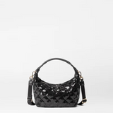MZ Wallace Mini Hobo Black Sequin