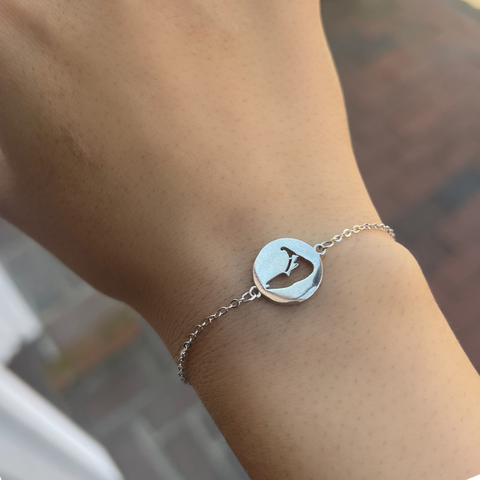 Nantucket Cut-Out Bracelet in Silver
