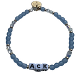 Little Words Project ACK Bracelet in Periwinkle Clear
