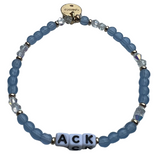 Little Words Project ACK Bracelet in Periwinkle Clear