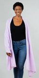 Cashmere Lightweight Travel Wrap in Lilac