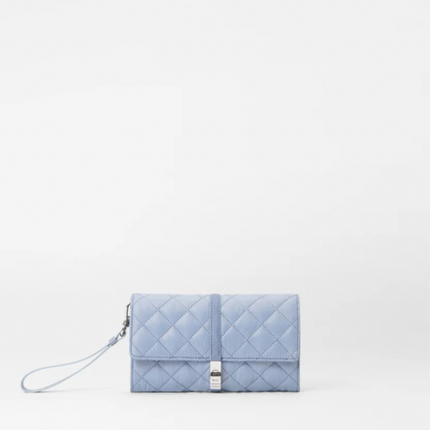 MZ Wallace Astor Convertible Crossbody in Stone Blue