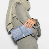 MZ Wallace Astor Convertible Crossbody in Stone Blue