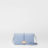 MZ Wallace Astor Convertible Crossbody in Stone Blue