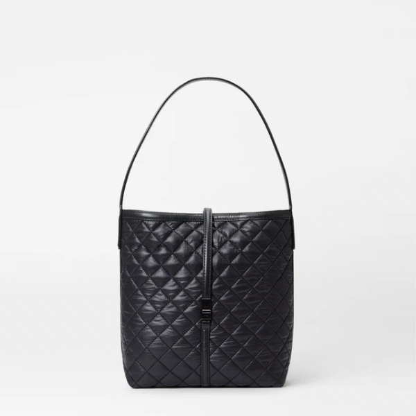MZ Wallace Small Astor Hobo in Black
