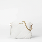 MZ Wallace Quilted Madison Crossbody in Liquid Chalk