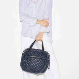 MZ Wallace Crosby Anna Tote in Navy Dawn