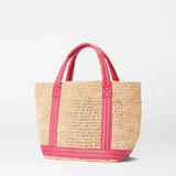 MZ Wallace Mini Raffia Tote in Zinnia