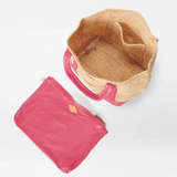 MZ Wallace Mini Raffia Tote in Zinnia