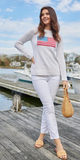 Flag Sweater in White
